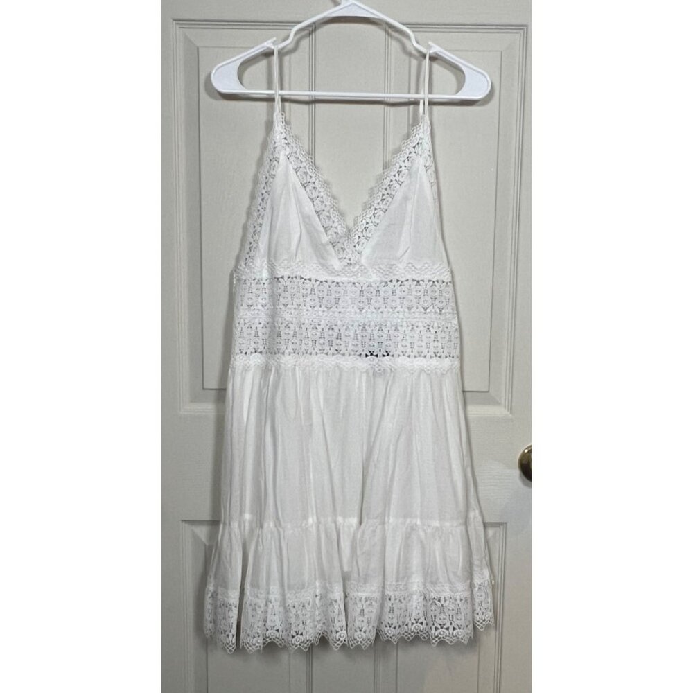 NWT AQUA Sundress Cotton Lined Flowy Dress XL Bloomindales